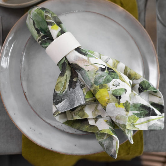 LIMITED EDITION Lotus lino servetėlių rinkinys 2 vnt. — naturalusdrabuziai.lt