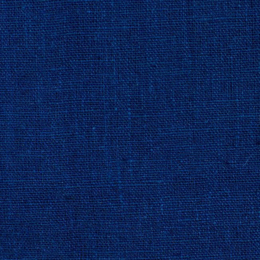 Unwashed Navy lino Fabric 215 g/sq.m — naturalusdrabuziai.lt