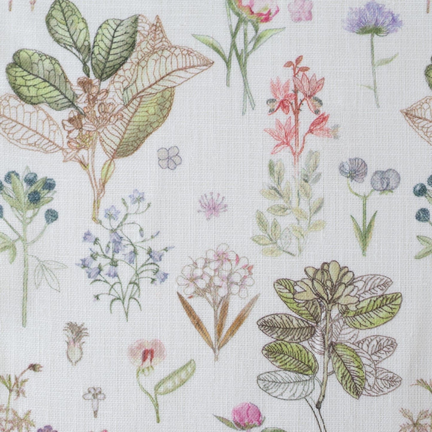 Unwashed White Botany lino Fabric 185 g/sq.m — naturalusdrabuziai.lt