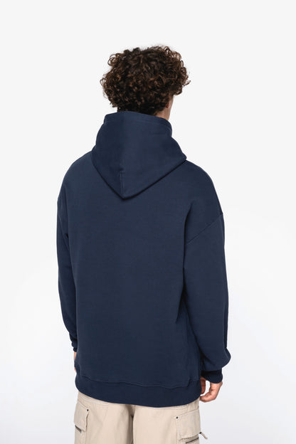 Unisex oversized organinės medvilnės džemperis su gobtuvu — naturalusdrabuziai.lt
