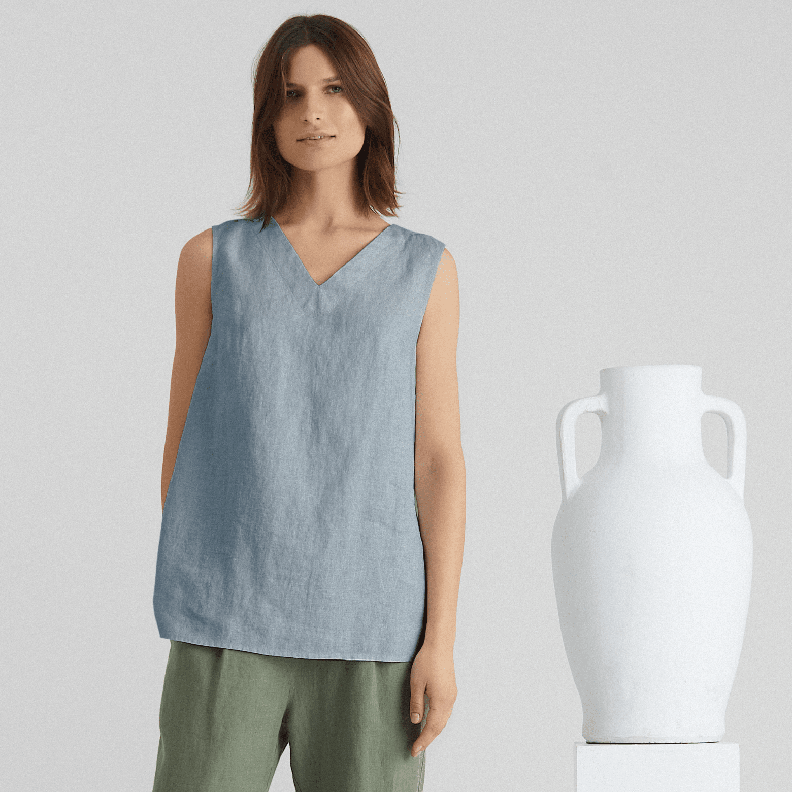 Allure lino Daffodil viršus — naturalusdrabuziai.lt