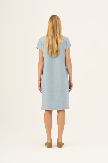 Allure lino Goldenrod suknelė — naturalusdrabuziai.lt