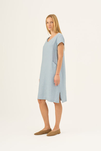 Allure lino Goldenrod suknelė — naturalusdrabuziai.lt