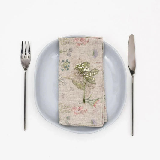 Botany lino servetėlių rinkinys 2 vnt. — naturalusdrabuziai.lt