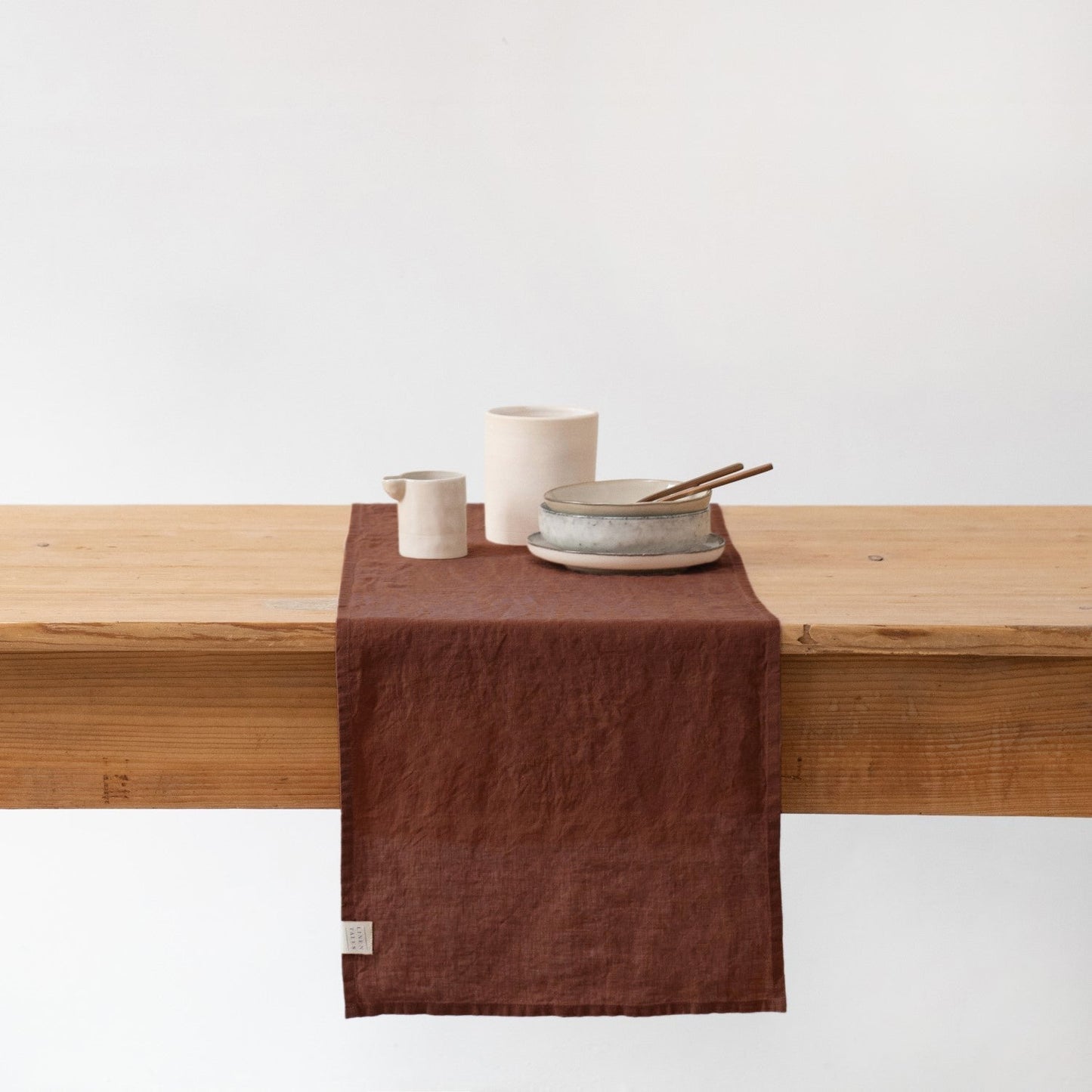 Chocolate Lightweight lino stalo takelis — naturalusdrabuziai.lt