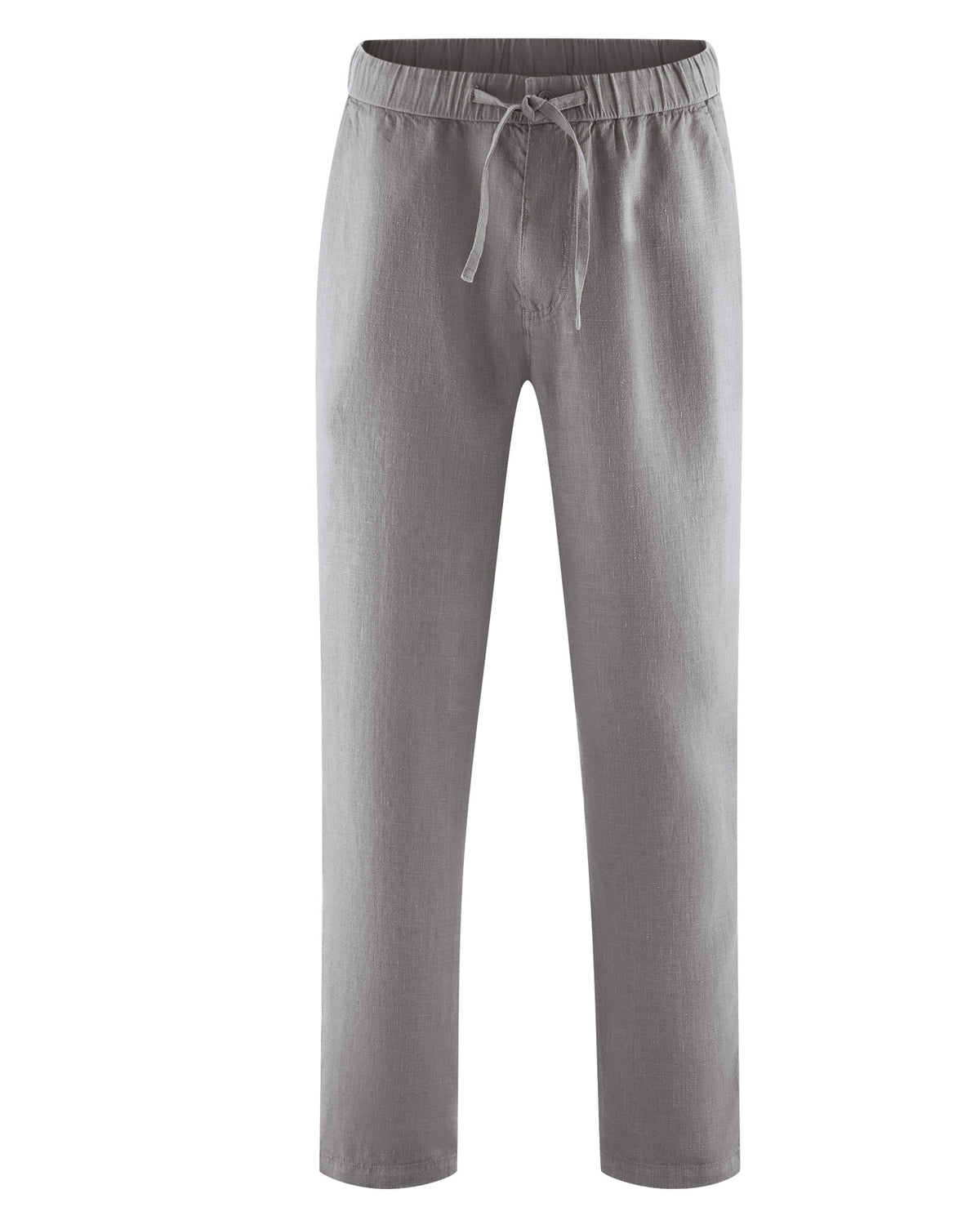 100% kanapių kelnės tiesiu kirpimu (unisex) – Pilkšvai ruda