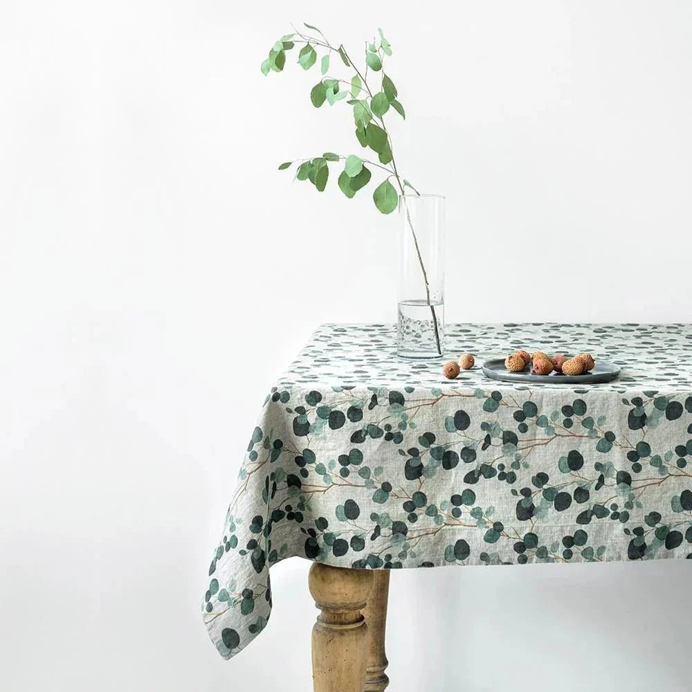 Eucalyptus on Natural lino staltiesė — naturalusdrabuziai.lt