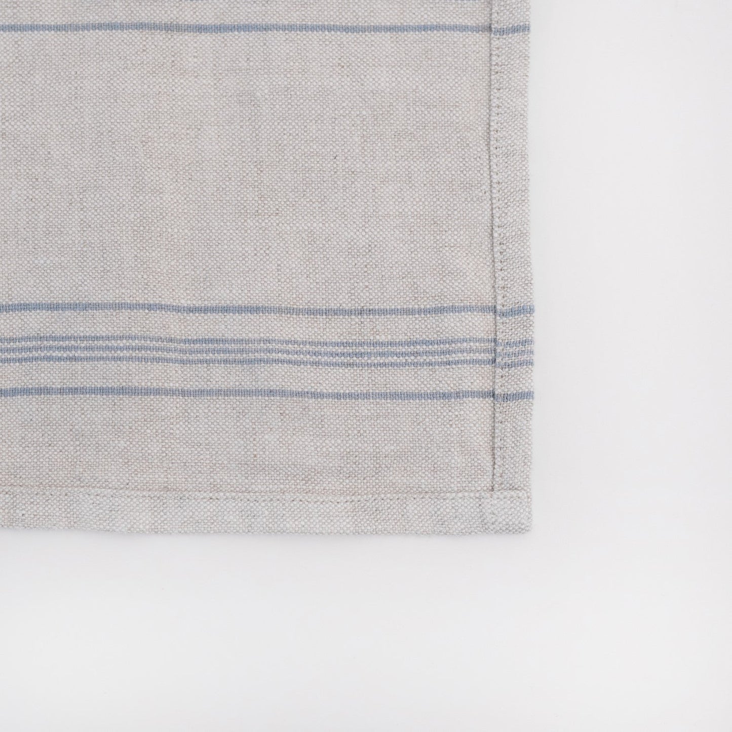 Grey Blue Wide Rustic lino servetėlių rinkinys 2 vnt. — naturalusdrabuziai.lt