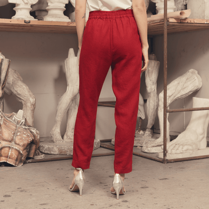 Lava Falls Linen Gladiolus Trousers