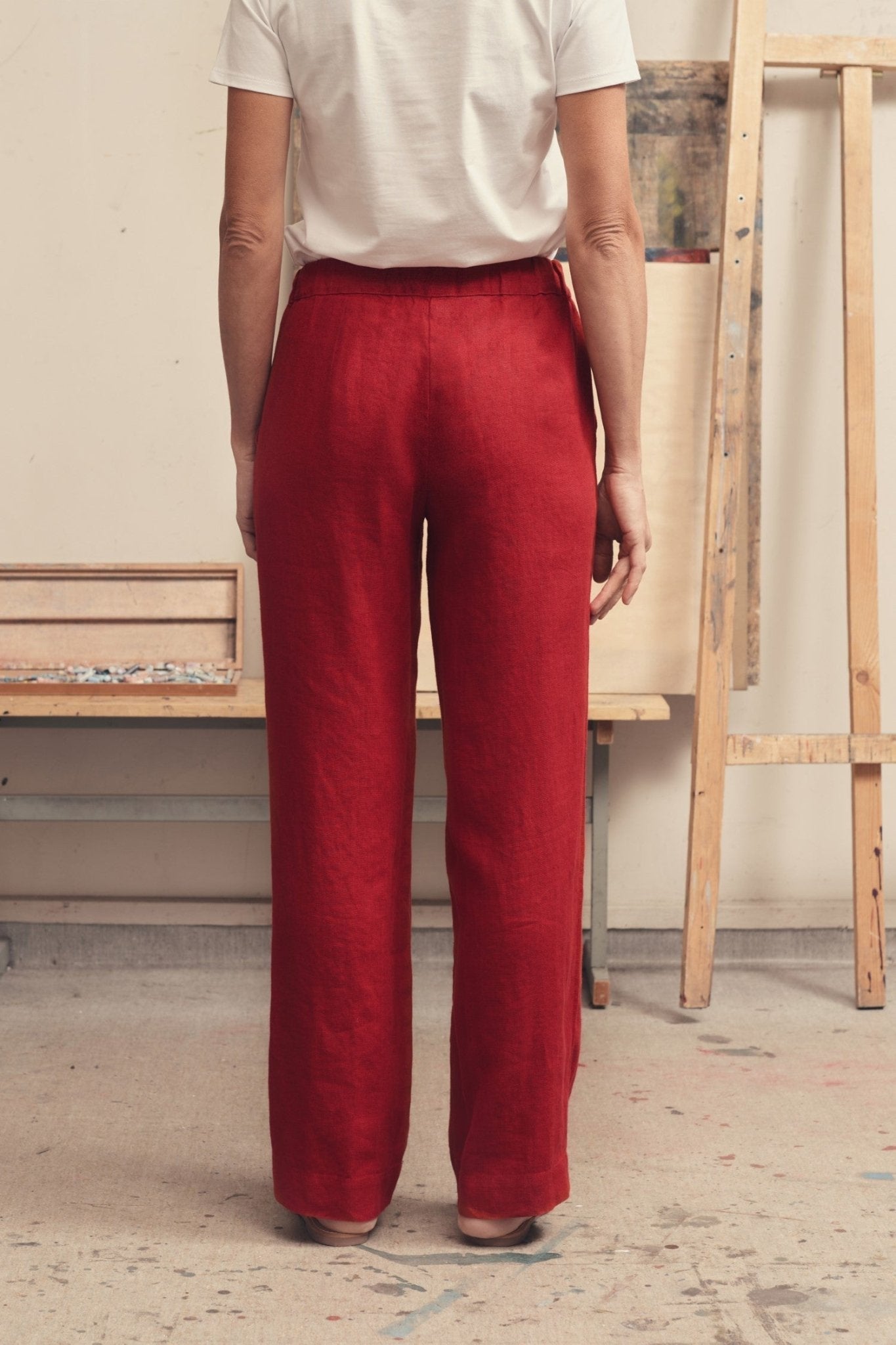 Lava Falls Linen Willow Trousers