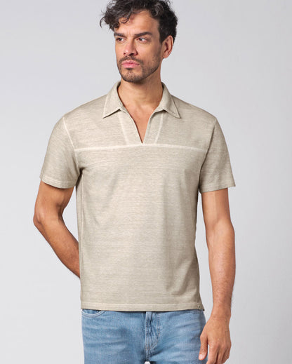 Vyriški marškinėliai iš kanapių ir ekologiškos medvilnės (LD255) – Dagio violetinė