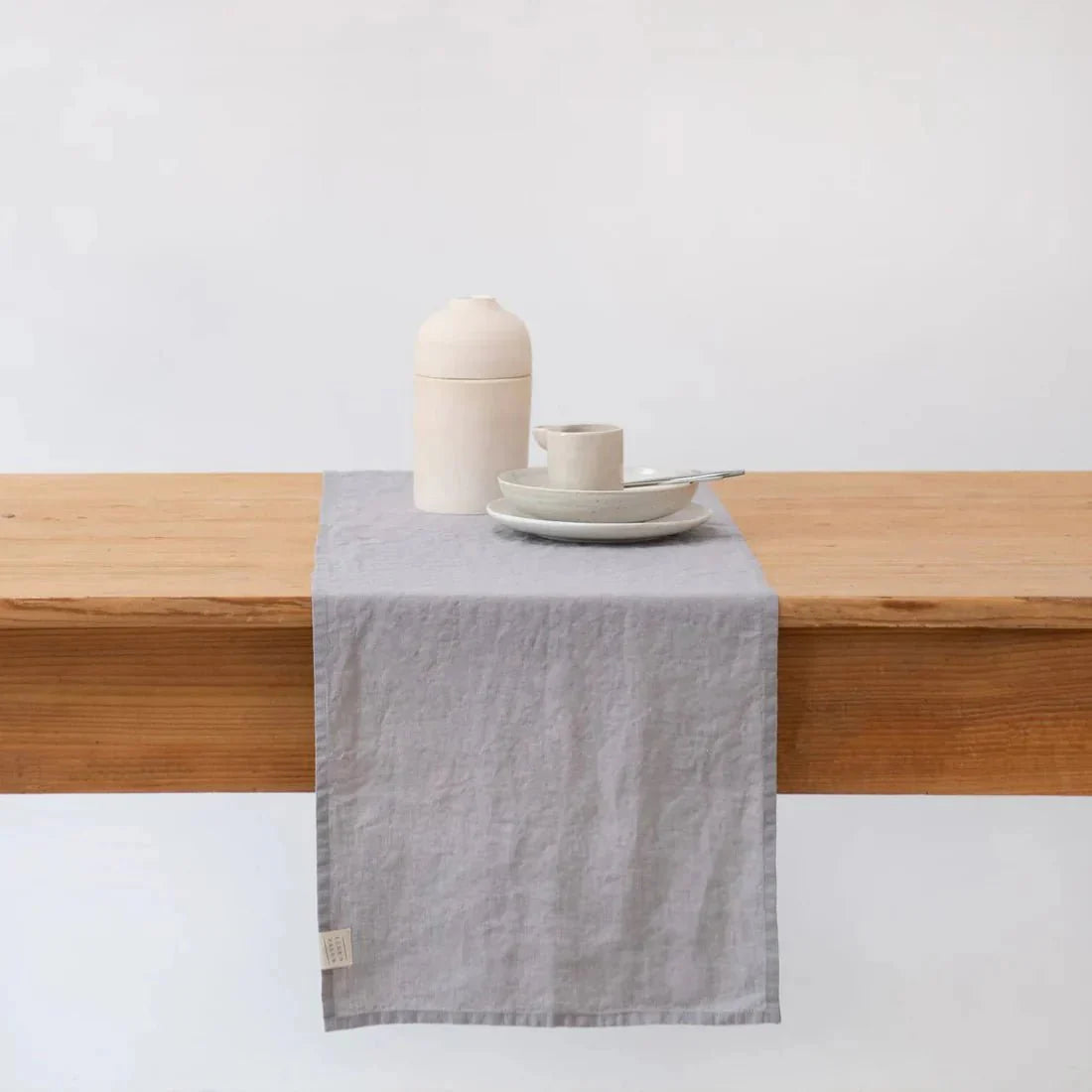 Light Grey Lightweight lino stalo takelis — naturalusdrabuziai.lt