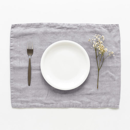 Light Grey lino staltiesėlė — naturalusdrabuziai.lt