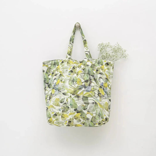 LIMITED EDITION Lotus lino didelis krepšys — naturalusdrabuziai.lt