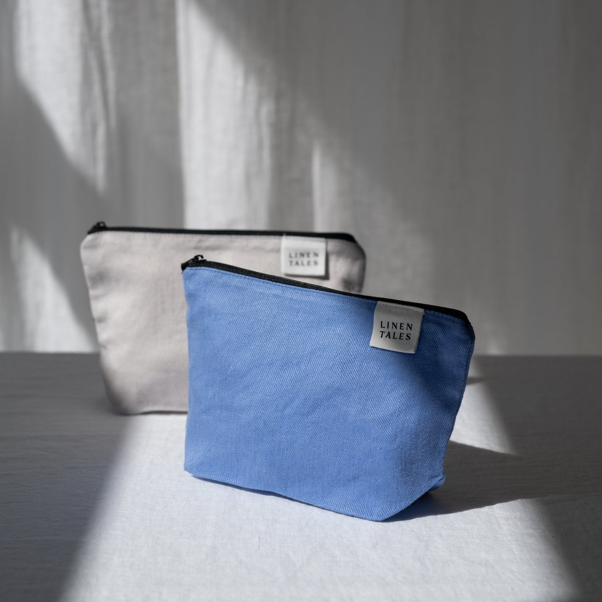 LIMITED EDITION lino Tales Silver Twill lino Makeup krepšelis — naturalusdrabuziai.lt