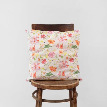 LIMITED EDITION Wildflower Flow lino pagalvėlės užvalkalas — naturalusdrabuziai.lt
