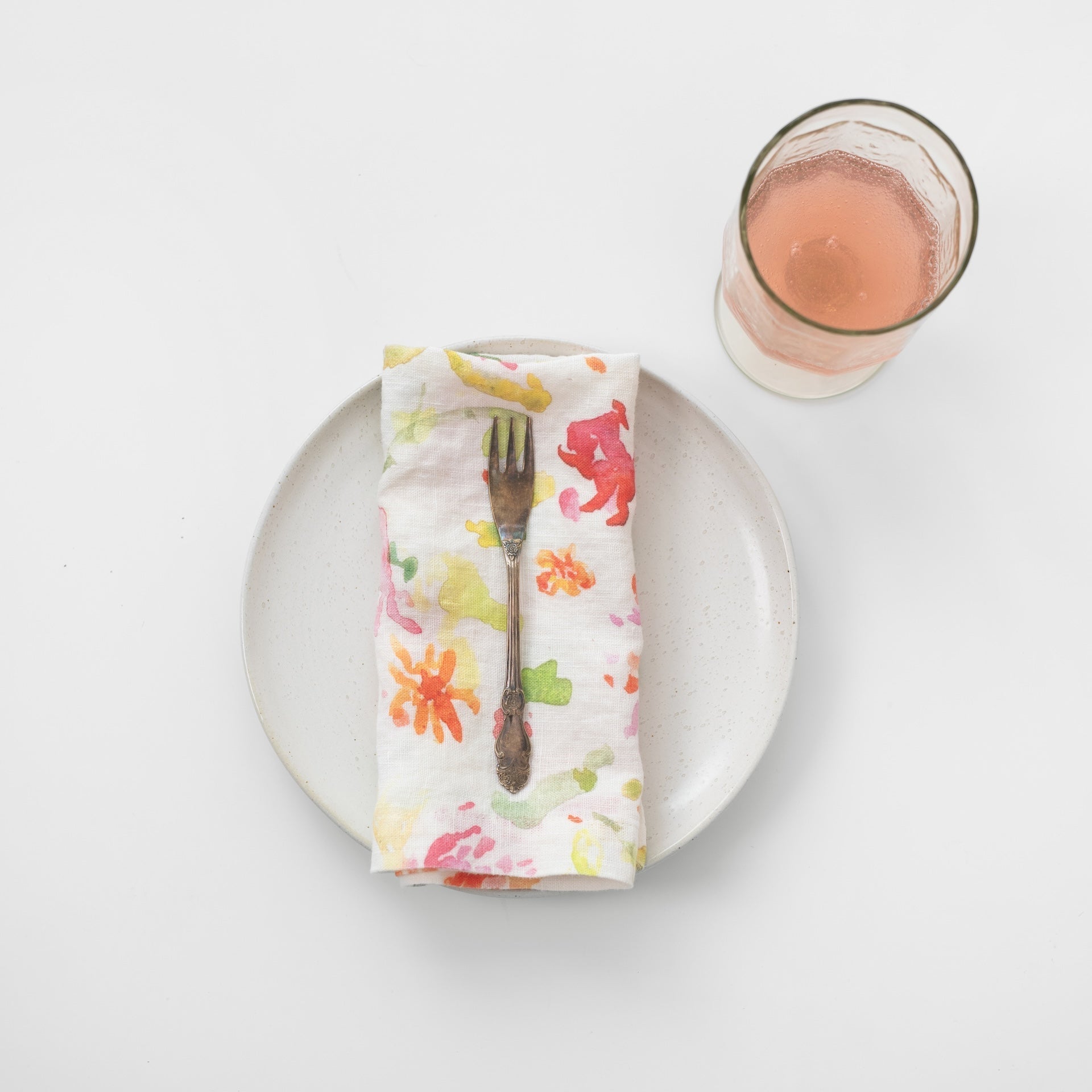 LIMITED EDITION Wildflower Flow lino servetėlių rinkinys 2 vnt. — naturalusdrabuziai.lt