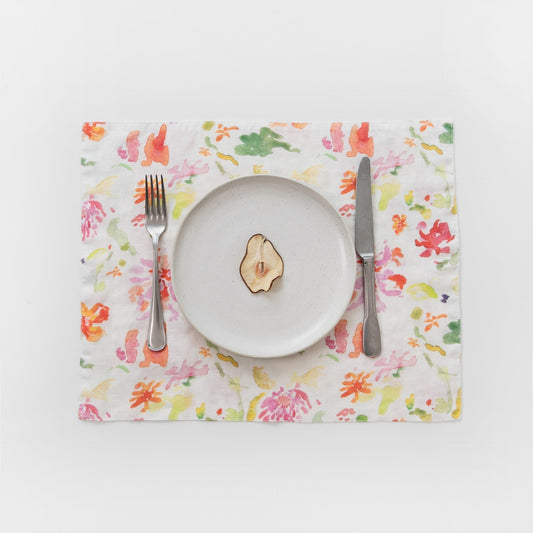 LIMITED EDITION Wildflower Flow lino staltiesėlė — naturalusdrabuziai.lt
