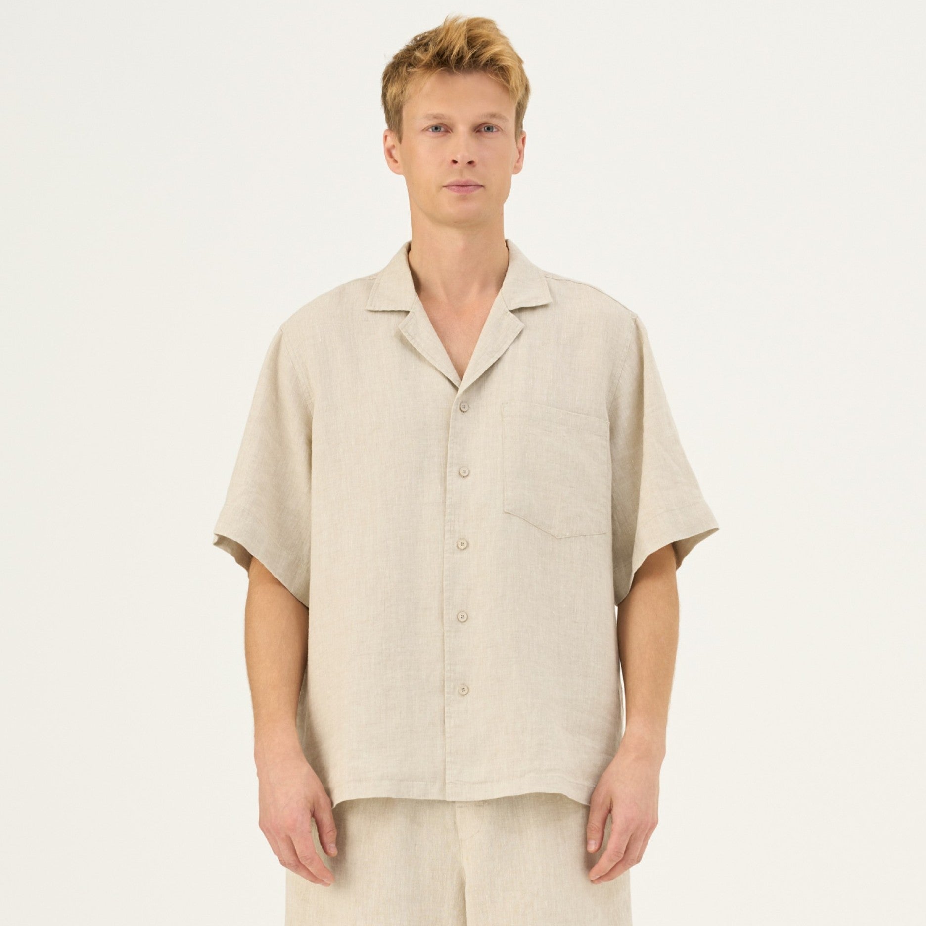 lino Tales Closet Melange lino Libertas marškiniai — naturalusdrabuziai.lt