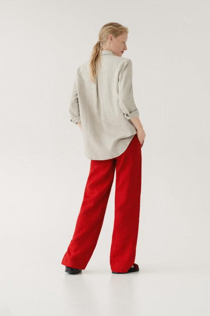Melange Linen Azalea Shirt