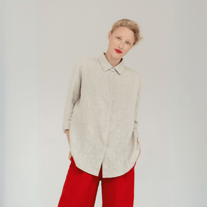 Melange Linen Azalea Shirt