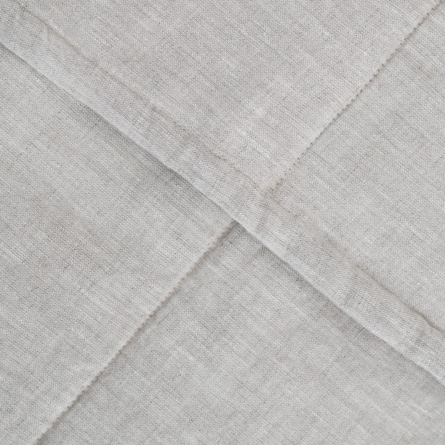 Melange lino Quilted antklodė — naturalusdrabuziai.lt