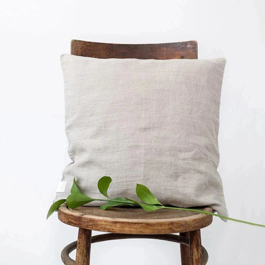 Natural lino pagalvėlės užvalkalas — naturalusdrabuziai.lt