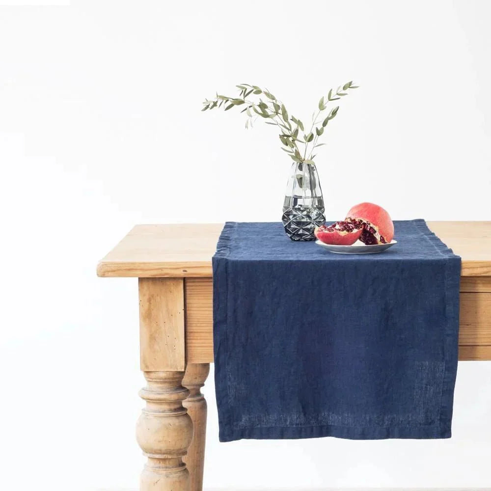 Navy lino stalo takelis — naturalusdrabuziai.lt