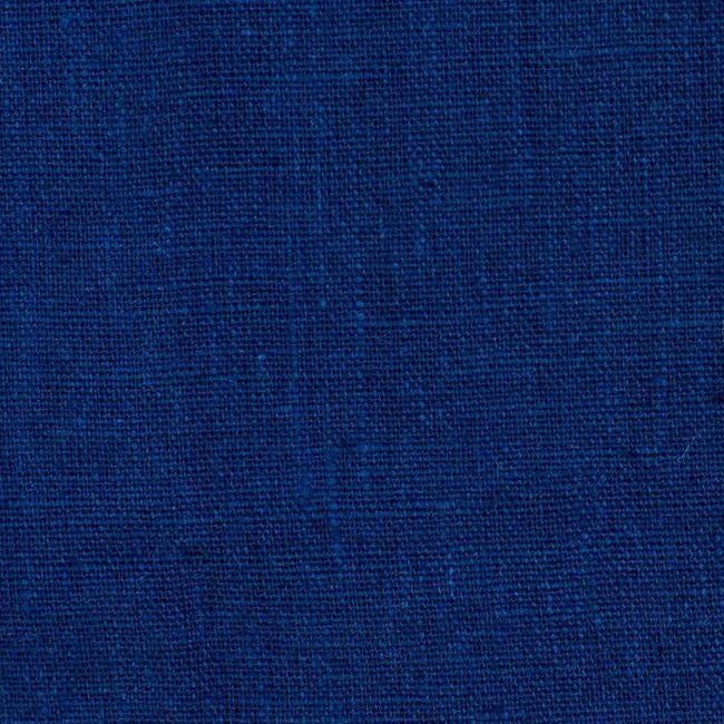 Unwashed Navy lino Fabric 215 g/sq.m — naturalusdrabuziai.lt